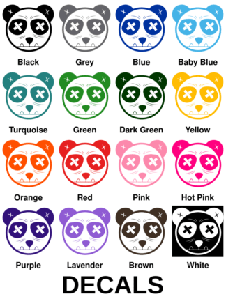 Tough Panda Decals